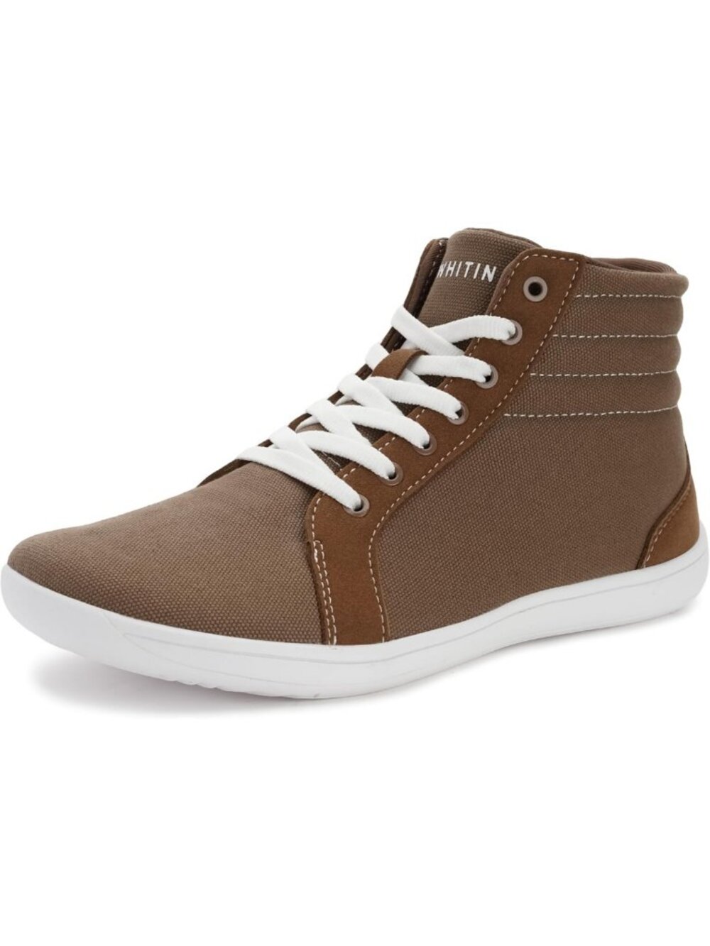 Men's Wide Hi-Top Minimalist Barefoot Shoes with Ankle Support - Comfort & Style